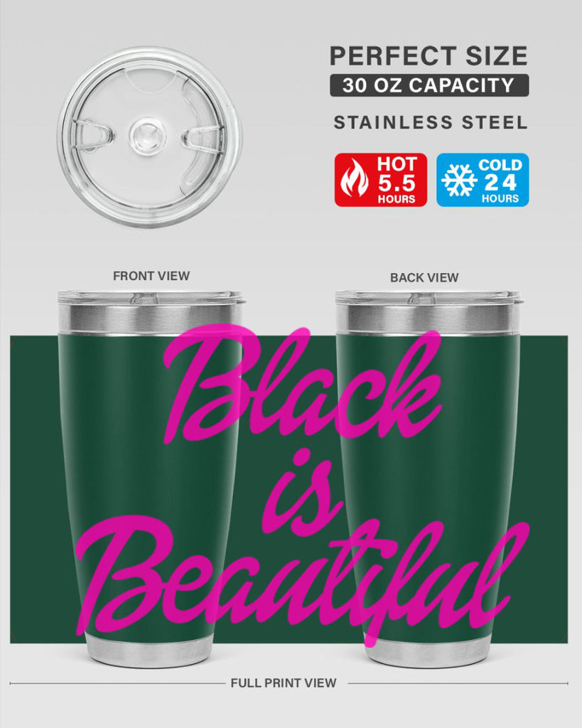 black is beautiful 200#- black words phrases- Cotton Tank