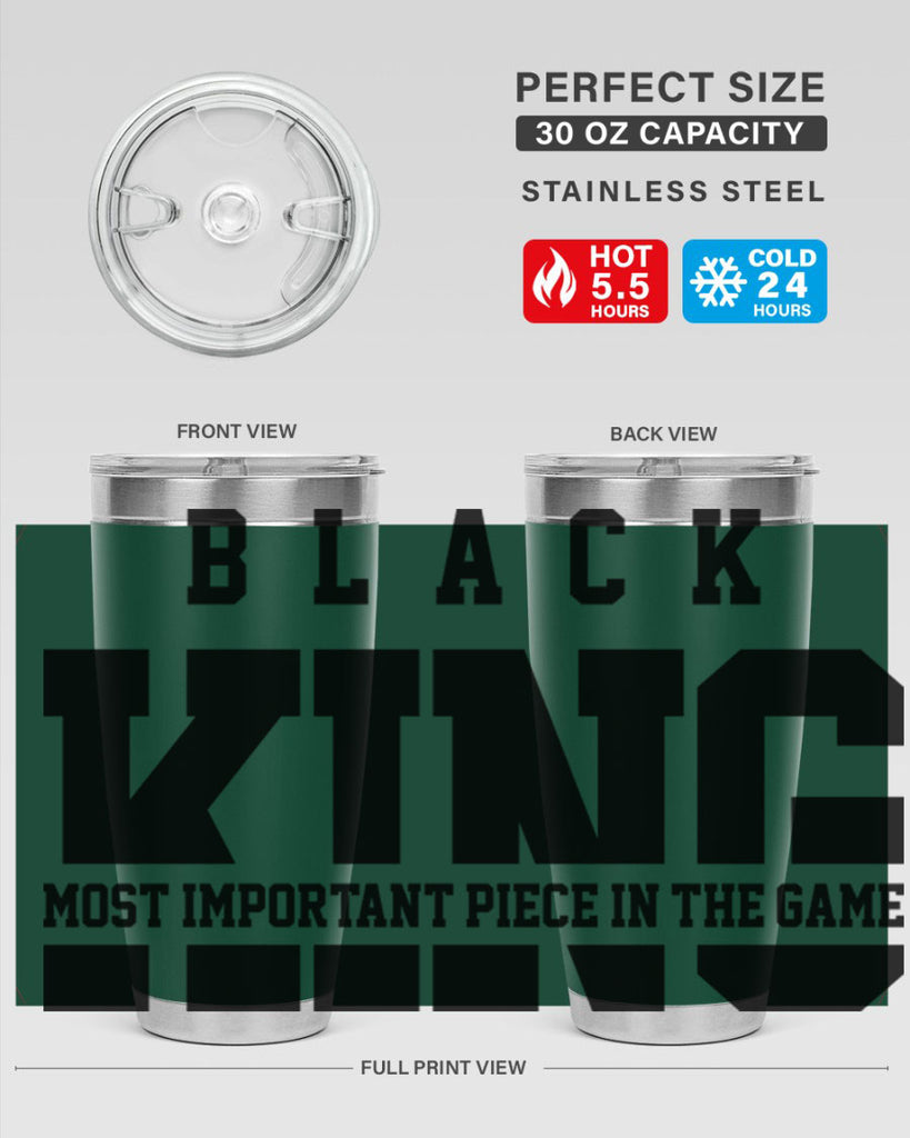 black king 230#- black words phrases- Cotton Tank