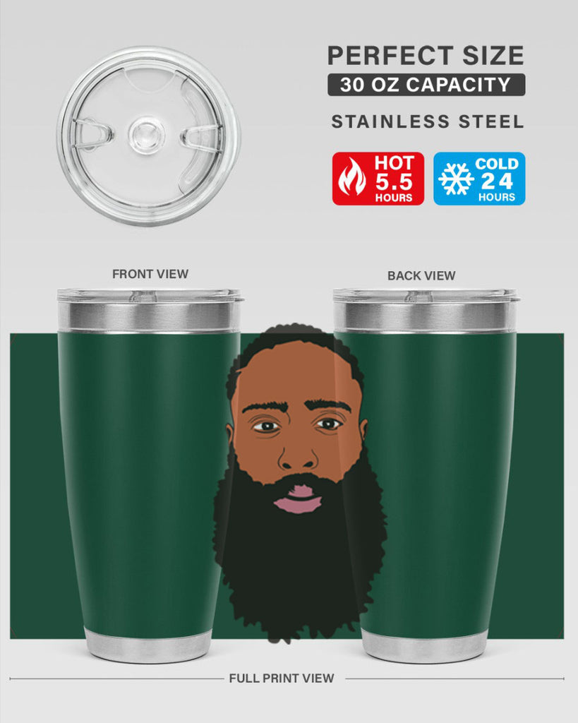 black man style 2#- black men - boys- tumbler