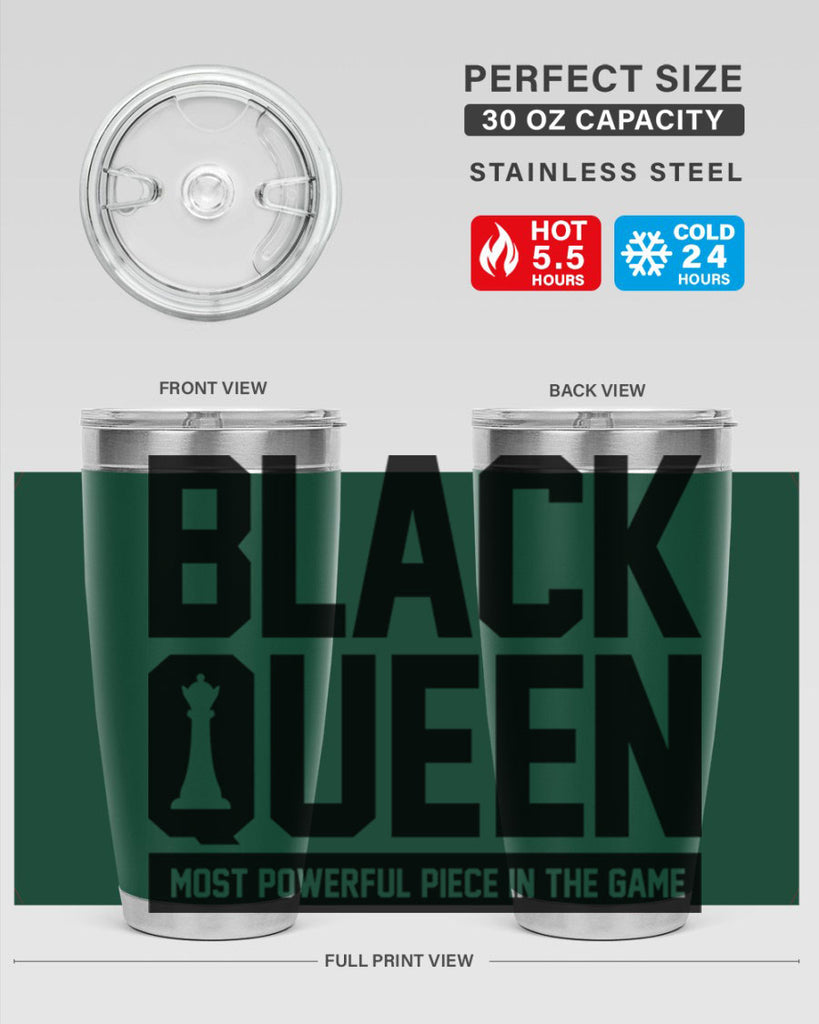 black queenchess 194#- black words phrases- Cotton Tank