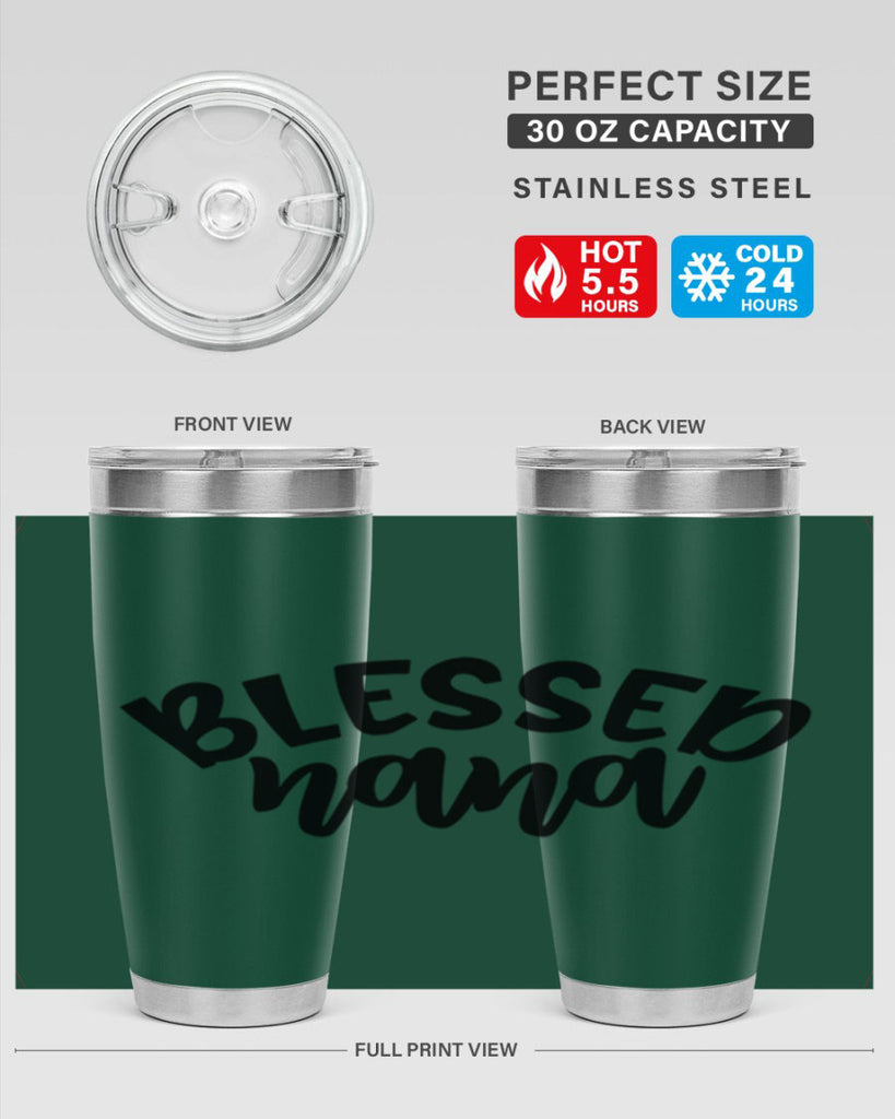 blessed nana 59#- grandma - nana- Tumbler