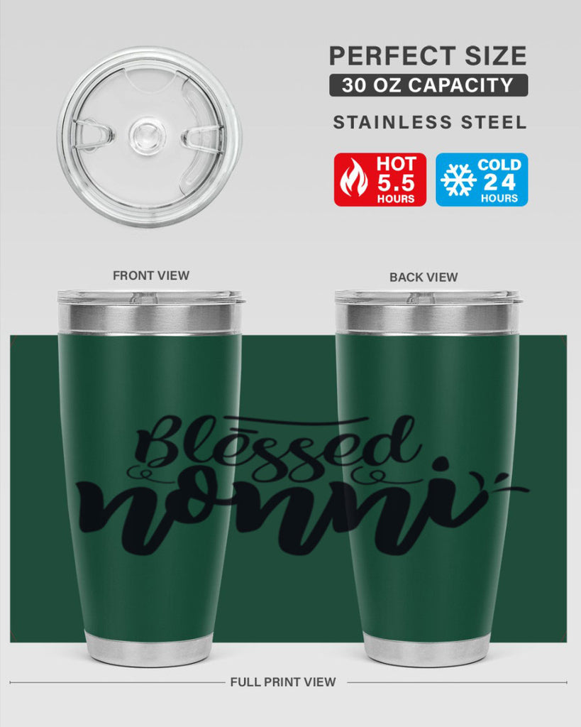 blessed nonni 57#- grandma - nana- Tumbler