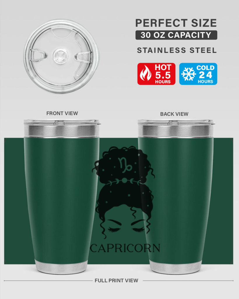 capricorn 204#- zodiac- Tumbler