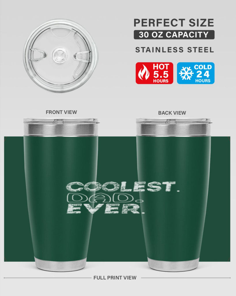 coolest dad ever 38#- dad- Tumbler