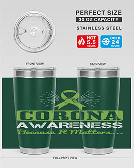 corona awareness because it matters Style 26#- corona virus- Tumbler