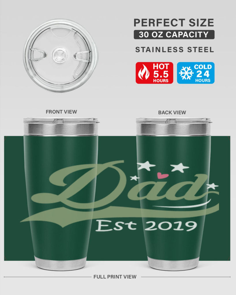 dad est 101#- fathers day- Tumbler