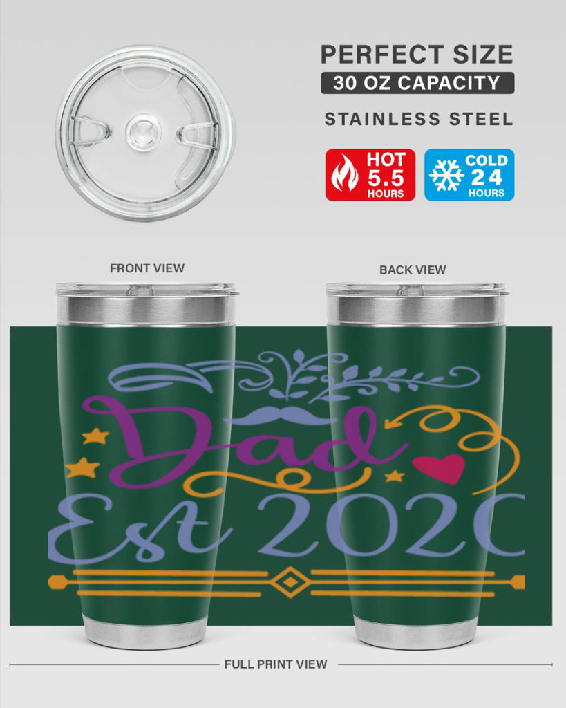 dad est 97#- fathers day- Tumbler
