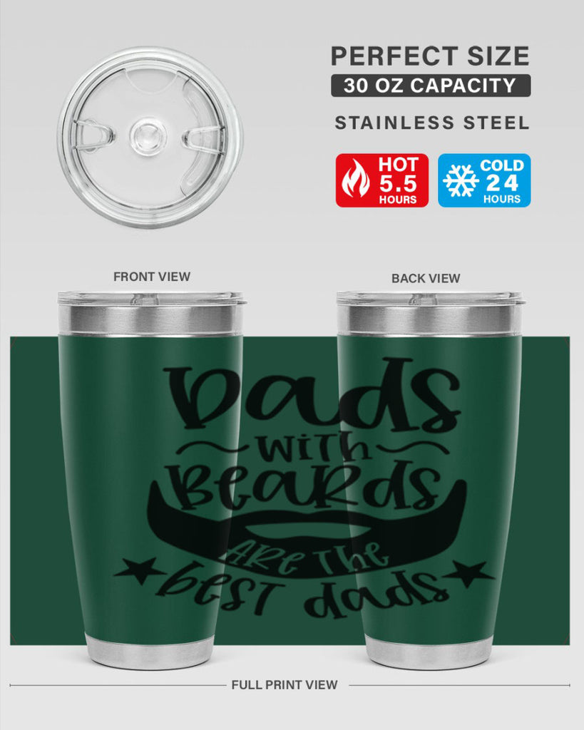 dads with beards are the best dads 53#- fathers day- Tumbler