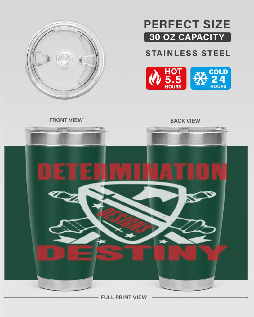 determination is destiny Style 29#- Fourt Of July- Tumbler