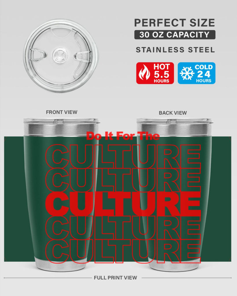 do it for the culture 170#- black words phrases- Cotton Tank