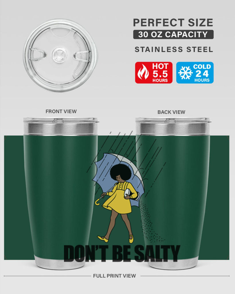 dont be salty 169#- black words phrases- Cotton Tank