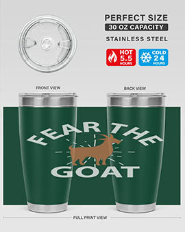 fear the goat Style 4#- goat- Tumbler
