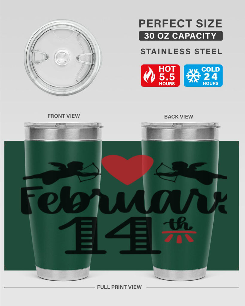 february th 28#- valentines day- Tumbler