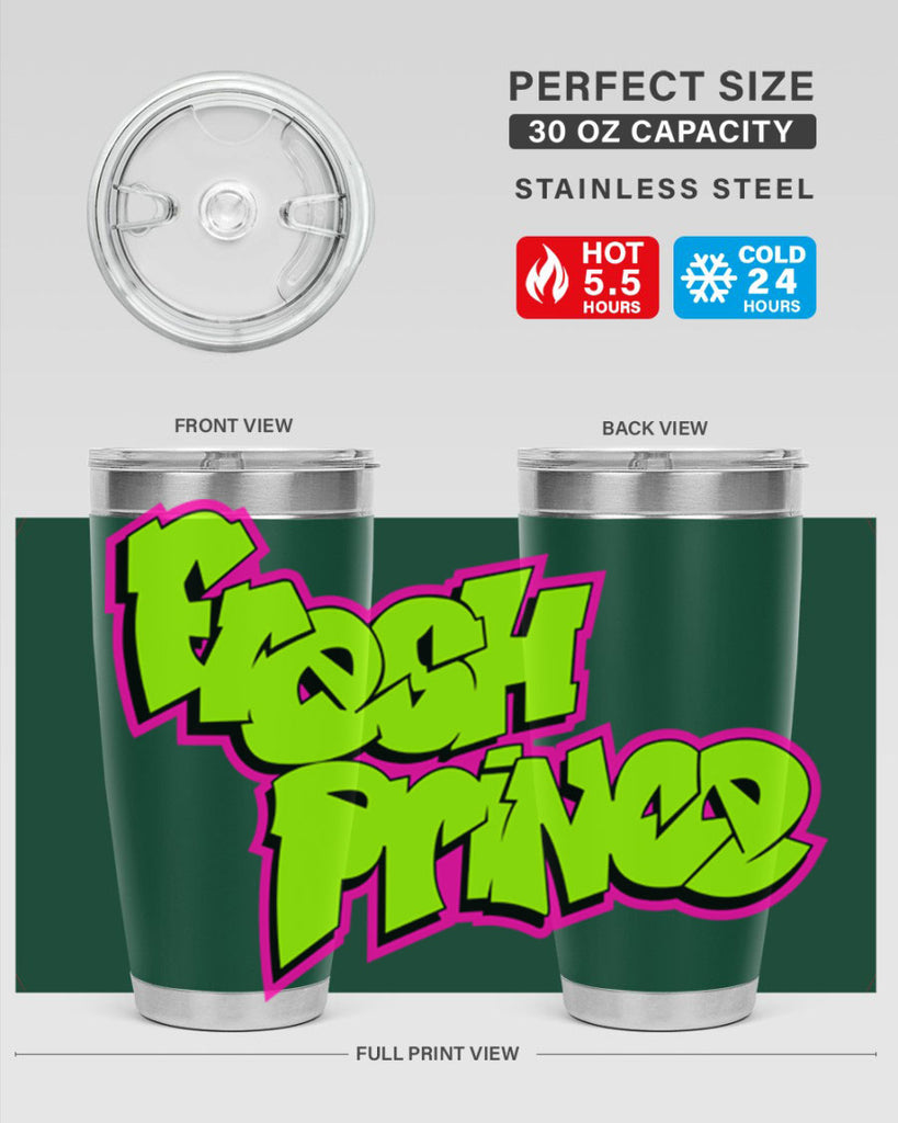 fresh prince 146#- black words phrases- Cotton Tank