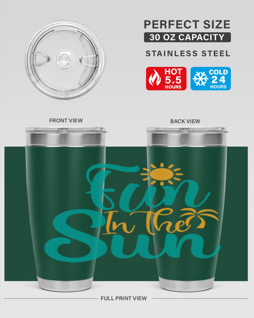 fun in the sun Style 104#- summer- Tumbler