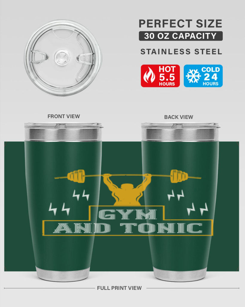gym and tonic 100#- gym- Tumbler
