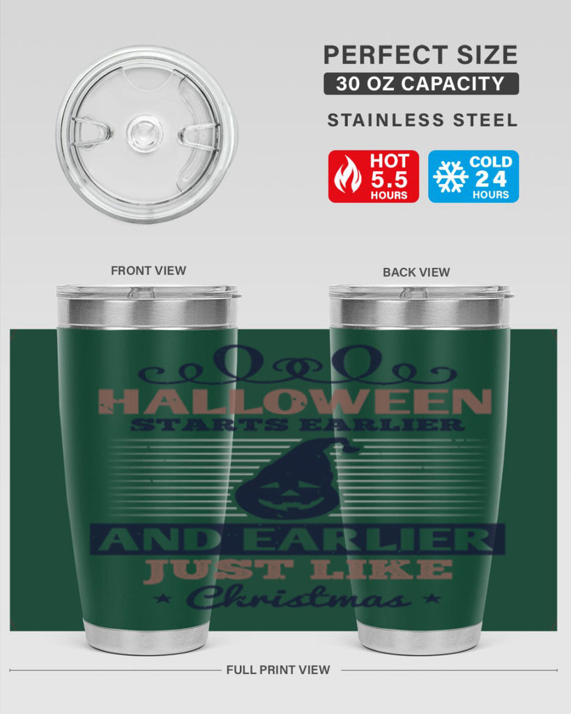 halloween starts earlier and 158#- halloween- Tumbler