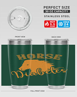 horse diabetes Style 34#- diabetes- Tumbler