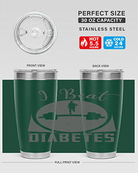 i beat diabetes Style 33#- diabetes- Tumbler