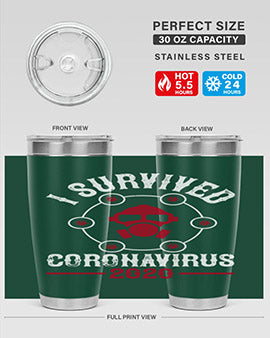 i survived coronavirus Style 32#- corona virus- Tumbler