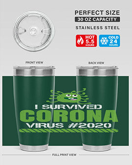 i survived coronavirus Style 33#- corona virus- Tumbler