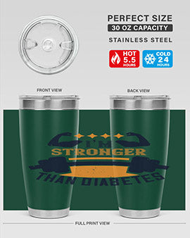 i’m stronger than diabetes Style 23#- diabetes- Tumbler