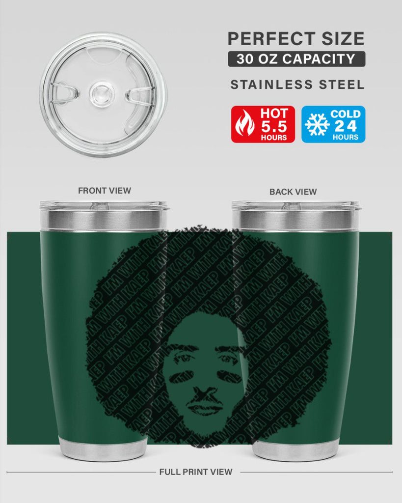 imwithkaep 24#- black men - boys- tumbler