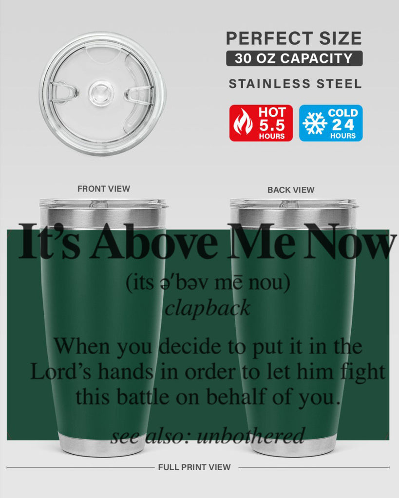 its above me now definition 104#- black words phrases- Cotton Tank