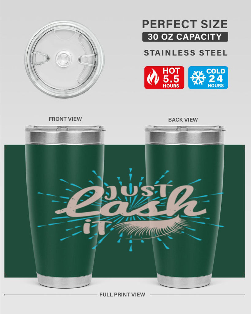 just lash it Style 199#- make up- Tumbler