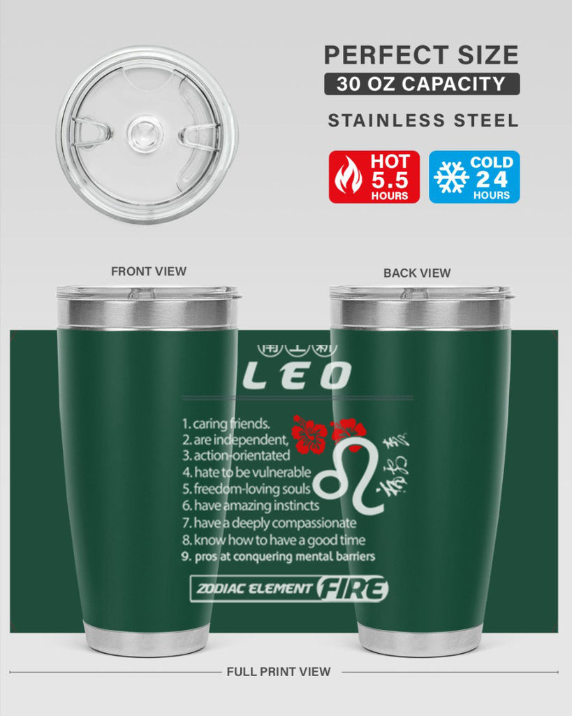 leo 307#- zodiac- Tumbler