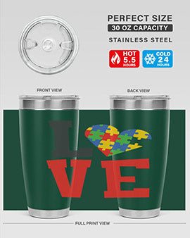 love Style 29#- autism- Tumbler