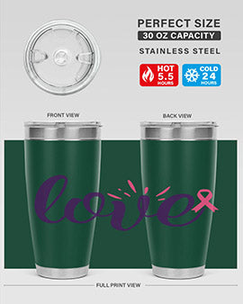 love Style 7#- breast cancer- Tumbler