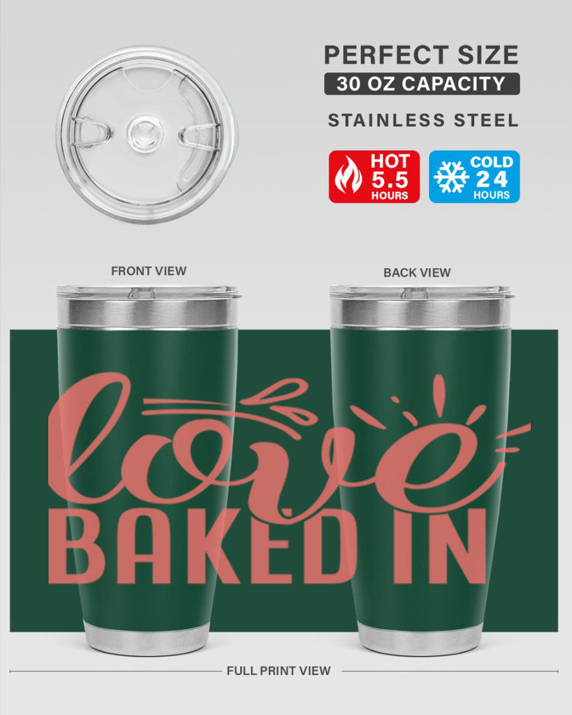 love baked in 13#- kitchen- Tumbler