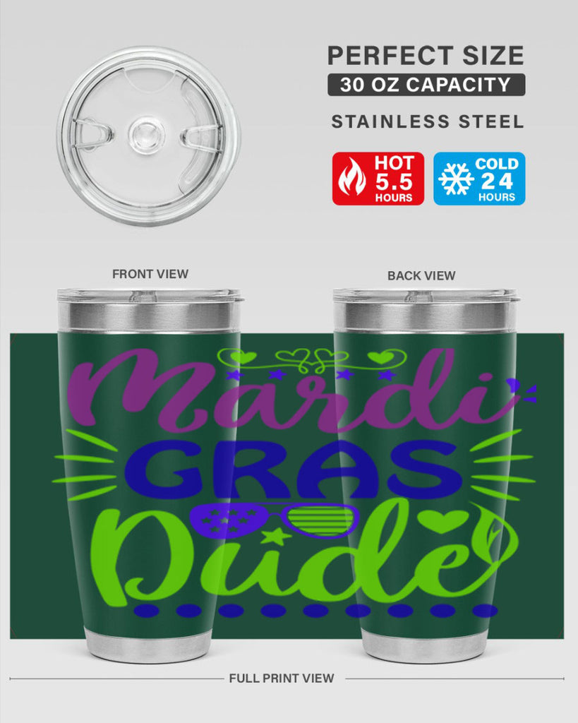 mardi gras dude 9#- mardi gras- Tumbler