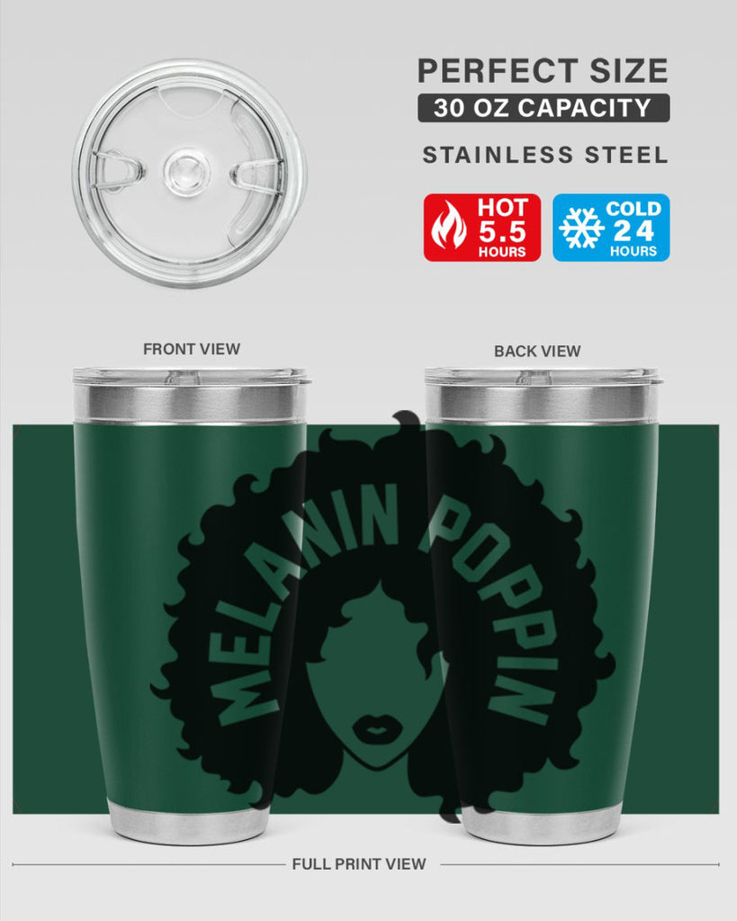melanin poppin 85#- black words phrases- Cotton Tank