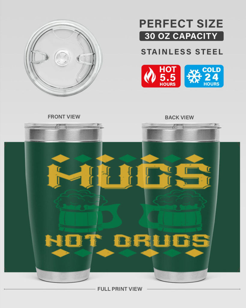 mugs not drugs 59#- beer- Tumbler