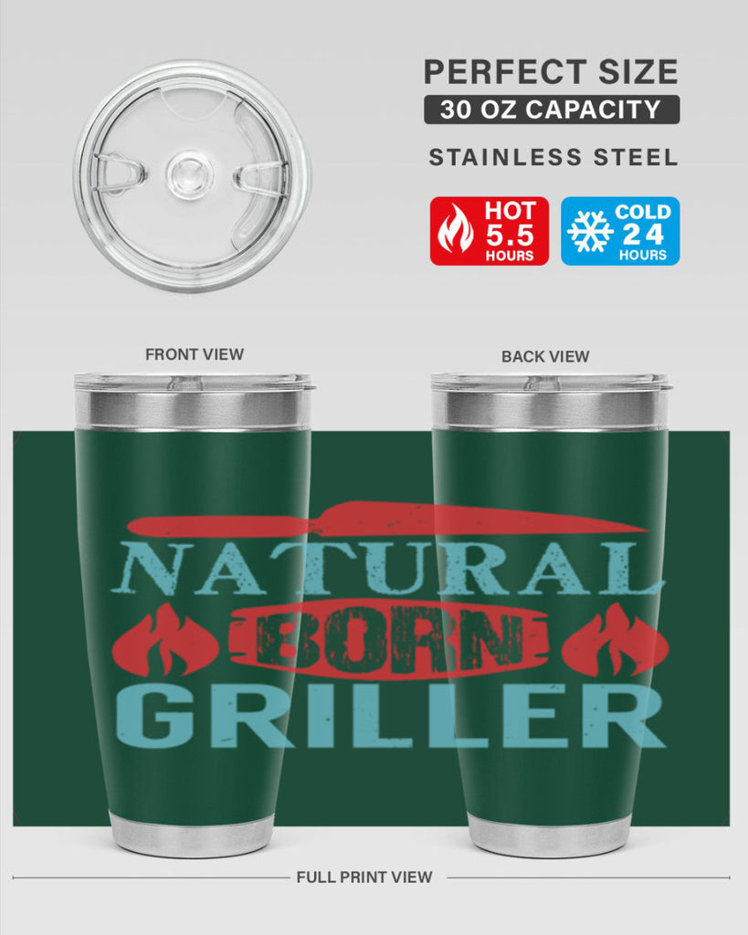 natural born griller 19#- bbq- Tumbler