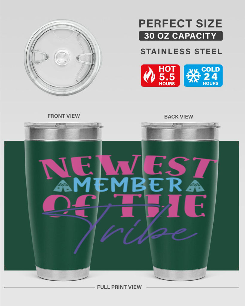 newest member of the tribe Style 211#- baby- tumbler