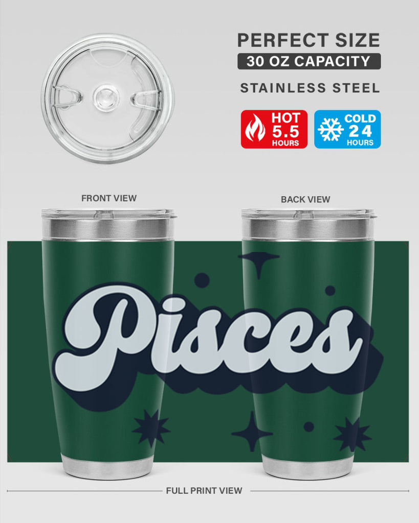 pisces 354#- zodiac- Tumbler