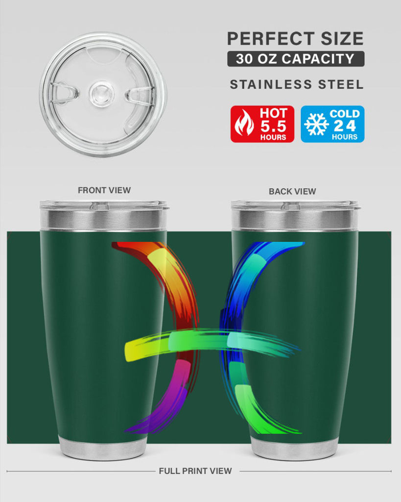 pisces 370#- zodiac- Tumbler