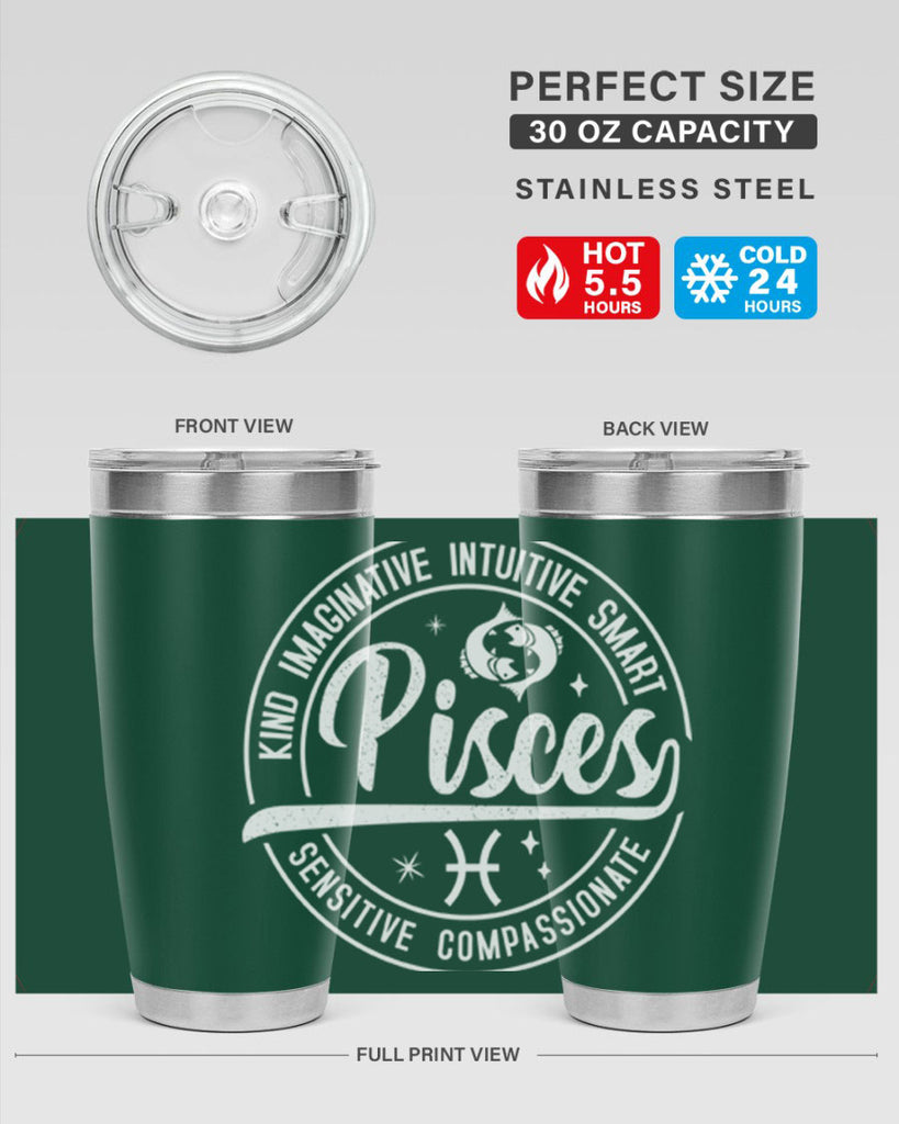 pisces 374#- zodiac- Tumbler