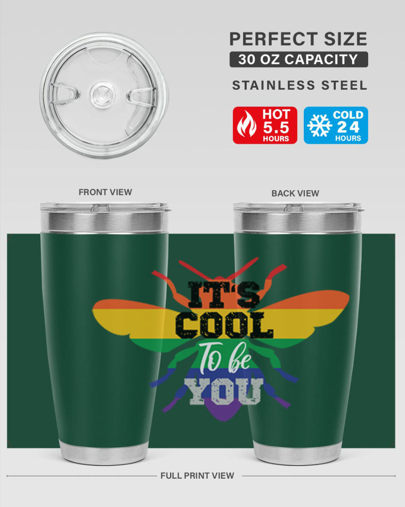 pride bee cool 70#- lgbt- Tumbler
