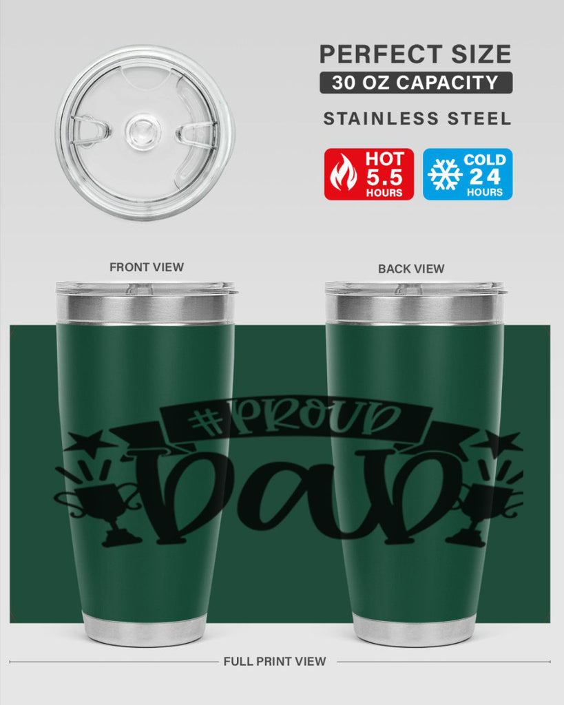 proud dad 75#- fathers day- Tumbler