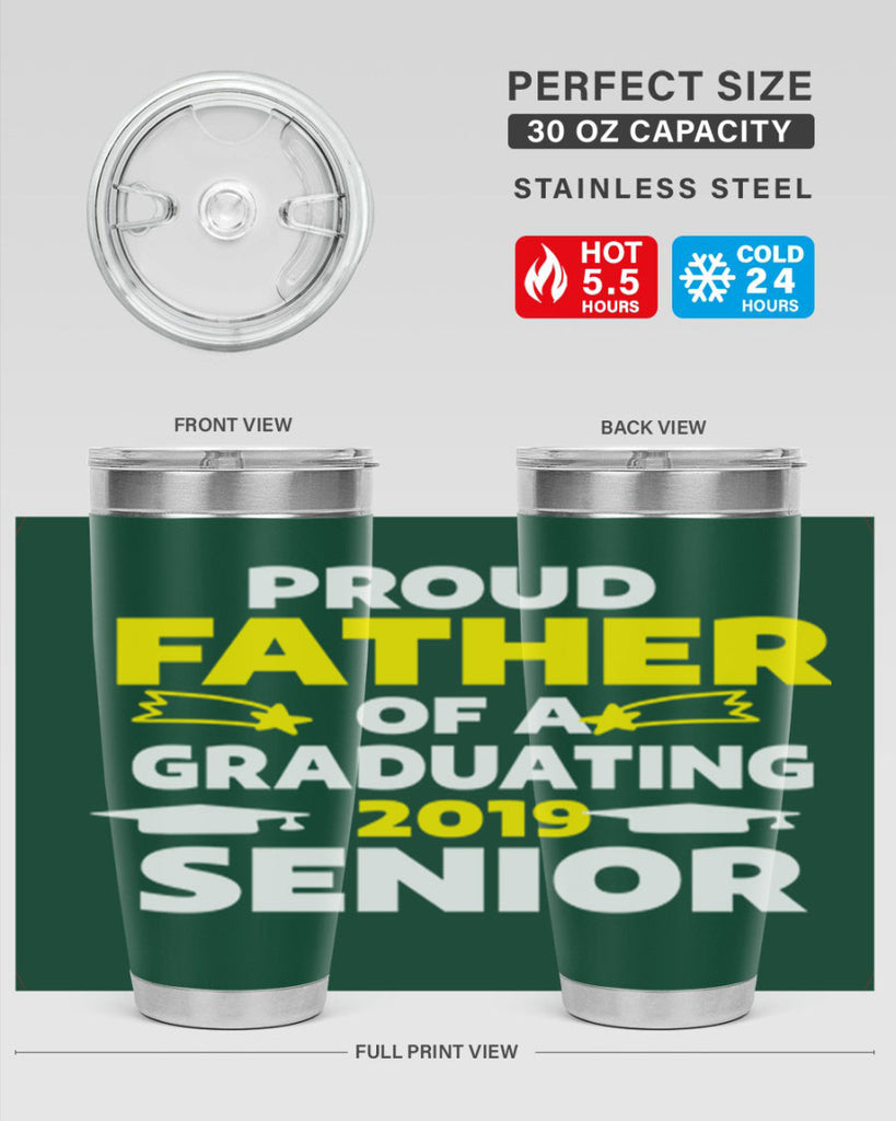 proud father of a graduating 264#- fathers day- Tumbler