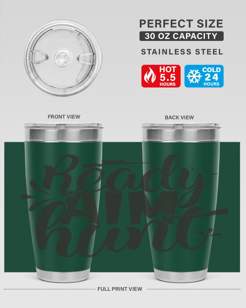 ready aim hunt 4#- hunting- Tumbler