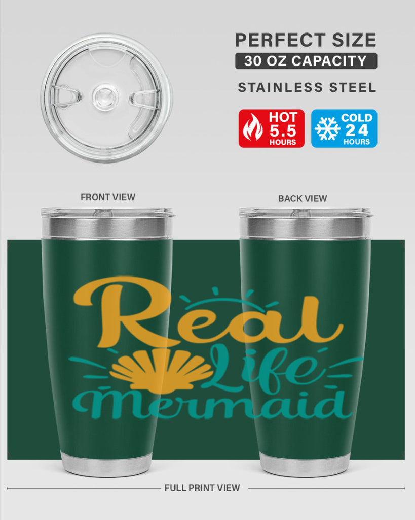 real life mermaid Style 79#- summer- Tumbler