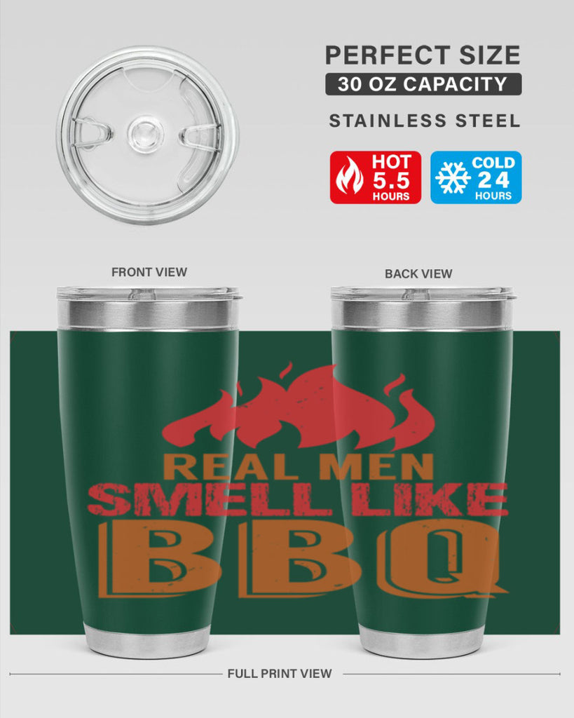 real men smell like bbq 16#- bbq- Tumbler