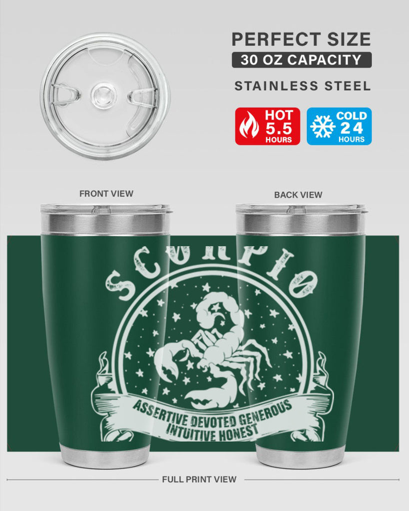 scorpio 30#- zodiac- Tumbler