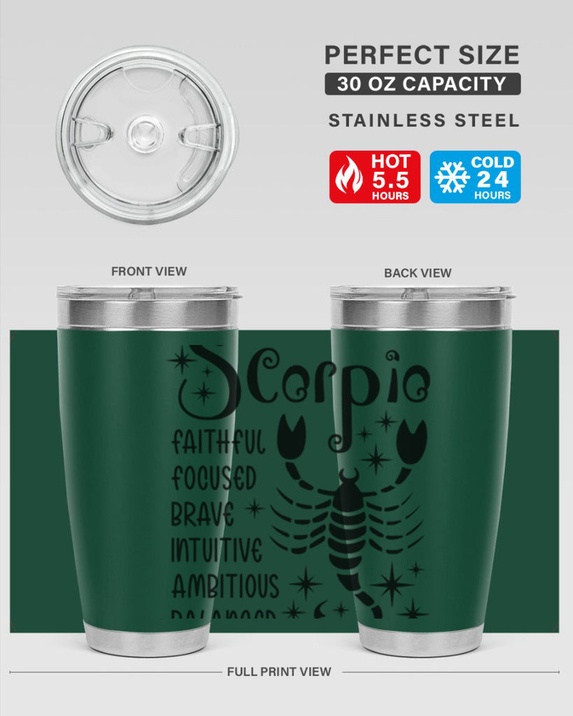 scorpio 431#- zodiac- Tumbler