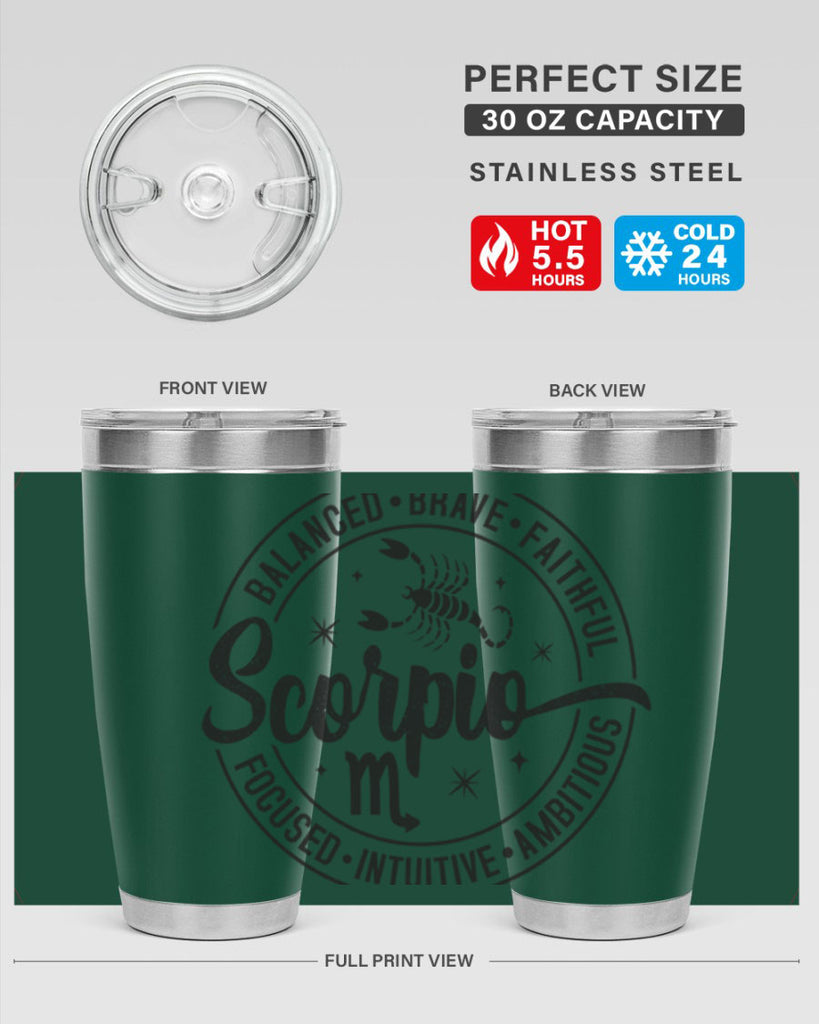 scorpio 438#- zodiac- Tumbler
